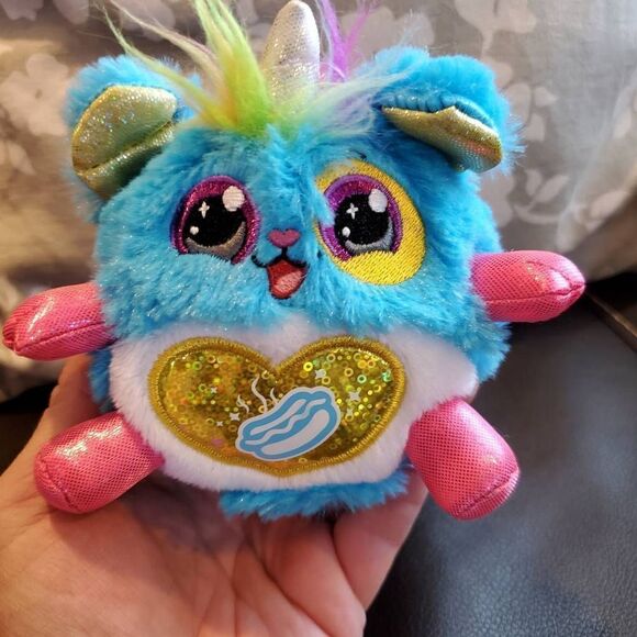 Rainbocorn Rufus Plush Puppycorn Hotdog Blue Ball Puppy Dog Zuru Series 2 - Picture 6 of 6